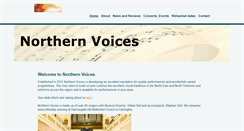 Desktop Screenshot of northern-voices.co.uk